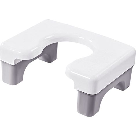 Silla de baño portátil [para niños] Estable e higiénica [PP][1 unidad][Gris] (1/5)