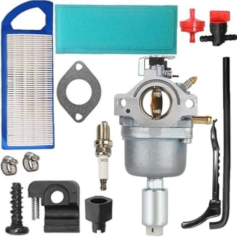 Carburateur 799727 pour Briggs and Stratton 698620 495935 792358 791858 791886 794572 697190 690194 287707 28N707 28P777 496799 6 moteurs Intek 14 HP 15 HP 16 HP 17 HP 17,5 HP 18 HP moteurs tondeuse à (1/5)