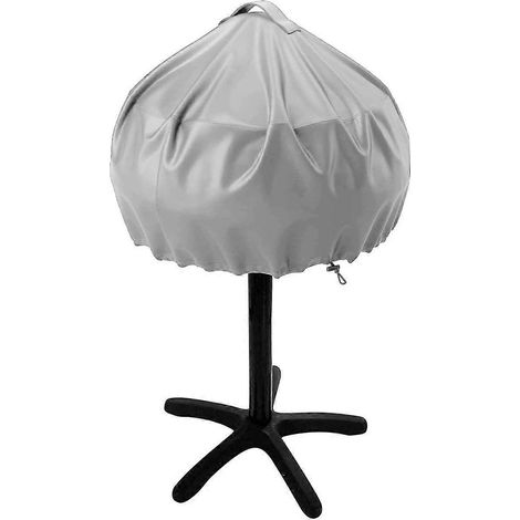 Housse de protection pour barbecue électrique (1 pièce), facile à retirer grâce à sa poignée, résistante aux intempéries, petite housse ronde (50 ) (1/5)