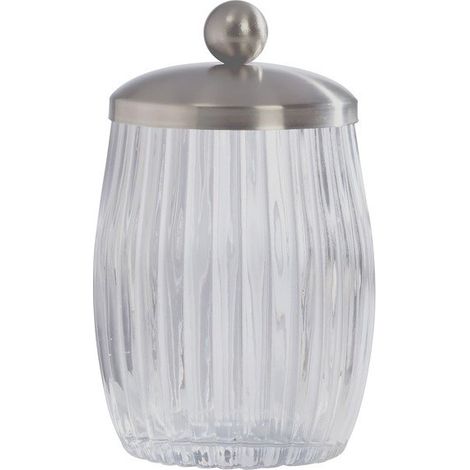 Boite à cotons Verre QUARTZ Transparent Spirella (1/3)