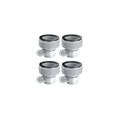 Interfaz de bomba de filtro INTEX de 1,25 pulgadas modificada a 1,5 pulgadas (4 piezas)