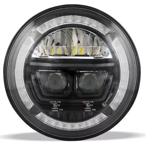 LED-Scheinwerfer F10 LED 7" Zoll für Harley Davidson