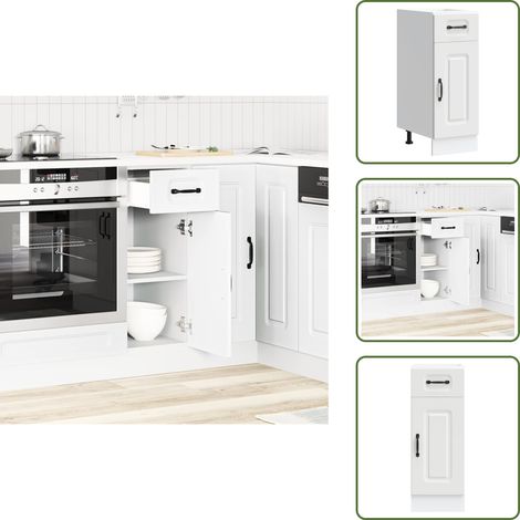 vidaXL Küchenunterschrank Kalmar Weiß Holzwerkstoff (1/5)