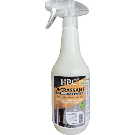 Spray nettoyant, decrassant pour suies, fumees et graisses - 750 ml (1/3)