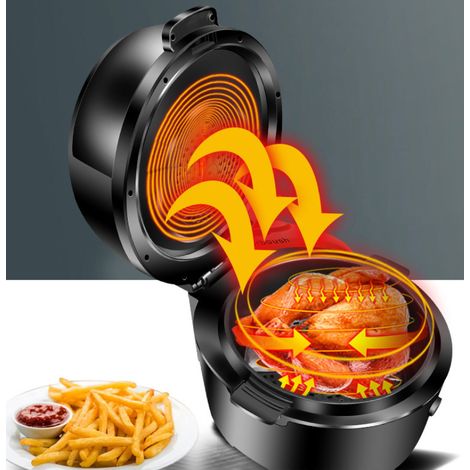 "Scopri la friggitrice ad aria OBA-OH08 8L con sistema aria rotante Senza Olio e touch Screen per una cucina sana e gustosa" (1/5)