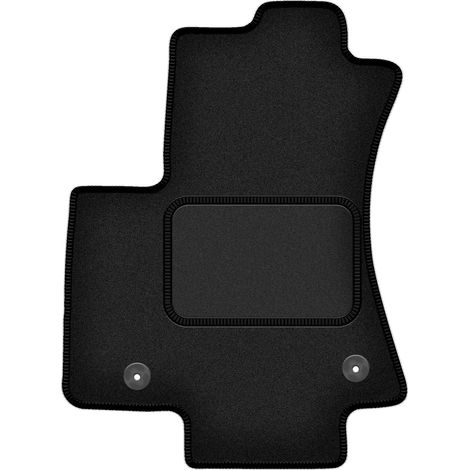 Alfombrilla de terciopelo para el conductor para: Opel Zafira A monovolumen de 7 plazas (1999-2005) negra
