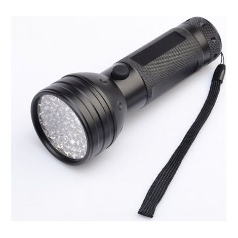 51LED lampe de poche à lumière violette lampe à ongles UV lampe de poche agent fluorescent détection fluorescente (1/5)