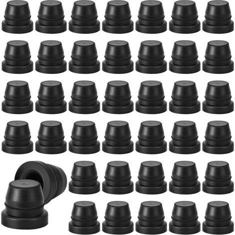 40 Pièces Bouchon à Vis de Purge de Frein Bouchon de Raccord de Graisse Cache-Poussière en Caoutchouc Bouchon de Purge de Frein Bouchon de Raccord Zerk pour Voitures Motos (1/5)