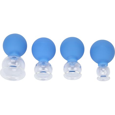 Kit de Ventouses en Verre pour Massage Thérapeutique du Dos, Nuque et Jambes (1/5)
