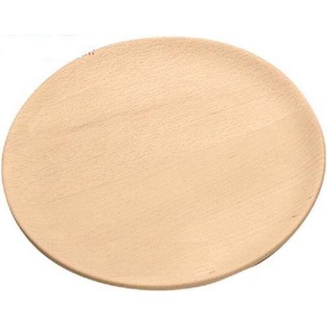 Panetta piatto piano ø 25 x 2.5 in legno di faggio stagionato