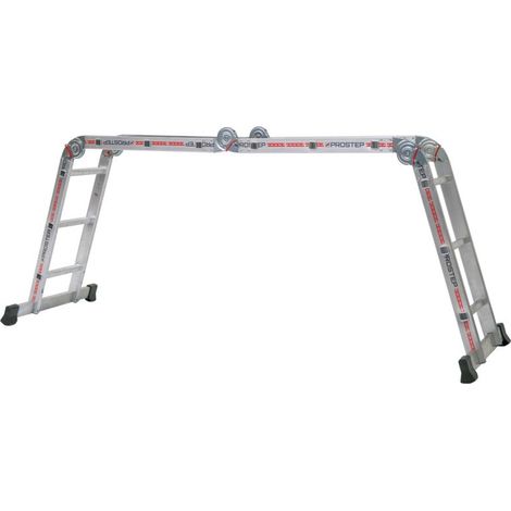 Echelle articulée multifonction 4 x 3 PROSTEP Haut. d'accès 2,90 - 4,59 M (1/5)