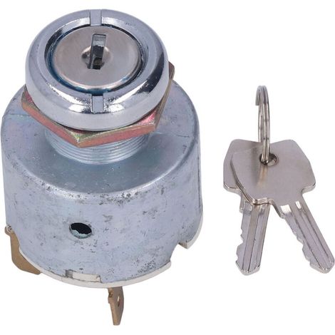 Interrupteur d'allumage universel 12V DC 3 bornes pour voiture et camion avec 2 clés (1/5)