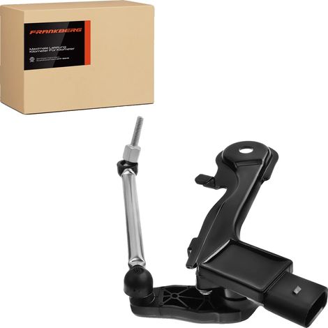 Sensore di altezza per il controllo del livello posteriore sinistro, 3 contatti di connessione, compatibile con AUDI A4 A6 A7 Sportback Q5, include staffa e asta di collegamento. (1/5)