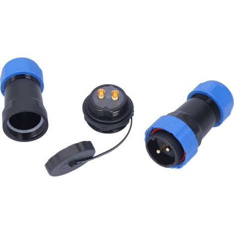 Connecteur Aviation SP28 Type Docking 45A Haut Courant IP68 Étanche Prise 2 Pôles (1/5)
