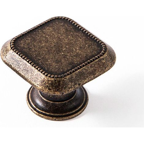 Pomolo per porta rei 3120 metallo zamak 30x30 mm 4 pezzi (1/5)