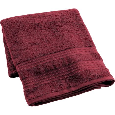 Drap de Bain "Excellence" 90x150cm Bordeaux (1/5)