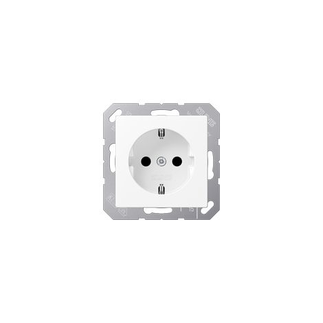 JUNG A 1520 BF WWM toma de corriente Tipo F Blanco