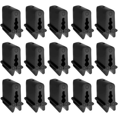 100pièces Clips De Fixation Pour Serre Plastique Pinces Pour Ombrage Et Filets Clips Pour Jardin Et Serre Réutilisables Pour Bâches Et Films Solaires (1/5)