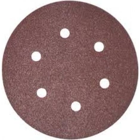 Disco abrasivo 6 fori per levigatrice 150 mm - 50pz - 40