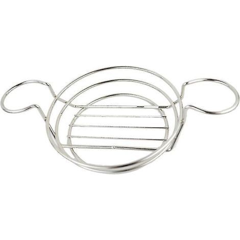 1 panier alimentaire en acier inoxydable (1/3)