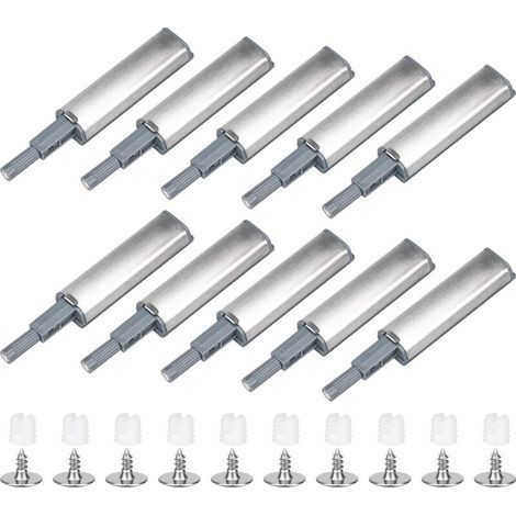 10 Pièces Push to Open Aimant Porte Placard Amortisseur Tiroir de Magnétiques Poussoir Porte Placard pour la Porte de l'Armoire, Tiroir, Meuble et Placard (1/5)