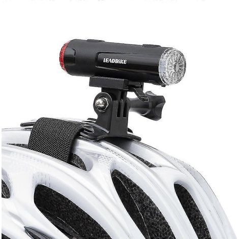 HONORNIC - Éclairage de casque de vélo avant et arrière intégré, rechargeable par USB. Nouvelle lampe pour casque. (1/5)