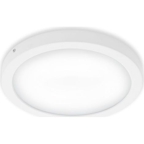 Lampe LED BRILONER LEUCHTEN FIRE, 21 W, 2000 lm, IP20, blanc, métal-plastique, Ø 30 cm (1/5)