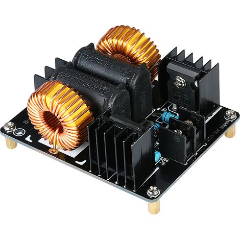 Module de chauffage par induction basse tension ZVS 1000W, circuit intégré de commande Flyback, générateur Marx, bobine Tesla, carte d'alimentation (1/5)