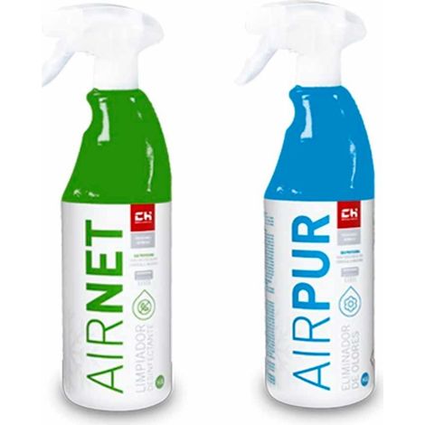 Kit Airnet + Airpur Nettoyeur et Désodorisant Climatisation
