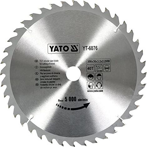 Sega circolare in metallo duro Yato 300x30mm 40 denti YT-6076 (1/3)