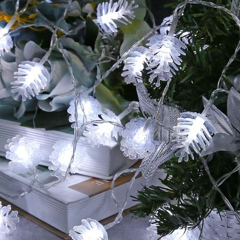40 LED-Weihnachts-Lichterkette in Tannenzapfenform, 6 Meter (19,68 Fuß) (1/5)