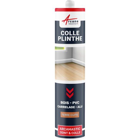 Colle plinthe, bois et carrelage, pose facile - 290 ml x 1 Terre Cuite - ARCANE INDUSTRIES (1/5)