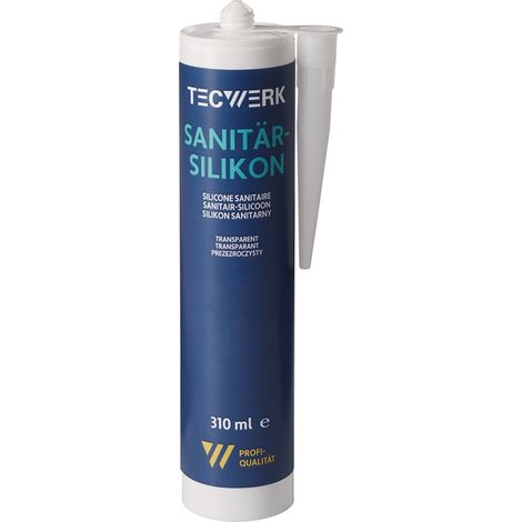 TECWERK Sanitärsilikon transp.310ml Kartusche TECWERK