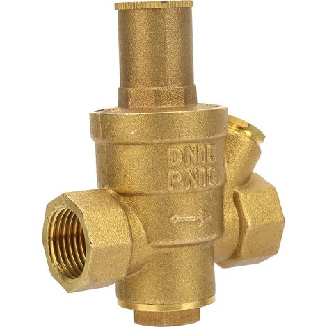 vanne de régulation de pression d'eau réglable en laiton, filetage DN15 1/2" (1/5)