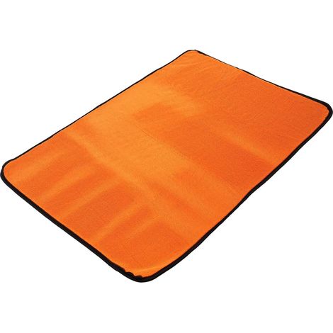 1200GSM Car Detailing Towel Microfiber 30"x20" Orange Scratch-Free Absorbent Dry (1/5)