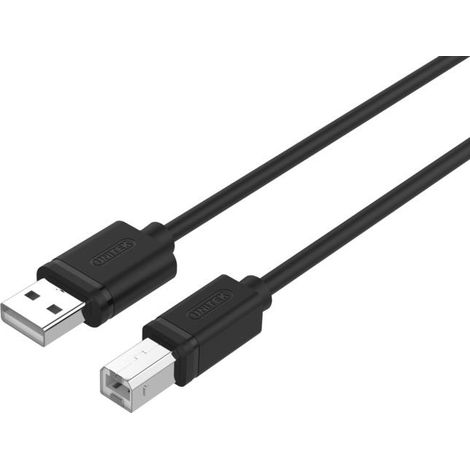 Unitek Y-C430GBK USB 2.0 AM-BM-Kabel, 1,0 m (1/5)
