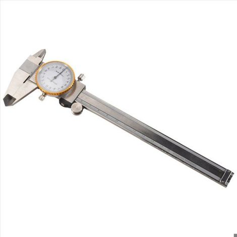 ÉTriers à Cadran 0 150Mm 0.02Mm Haute PréCision Industrie Acier Inoxydable Vernier éTrier Antichoc MéTrique Outil de Mesure (1/4)