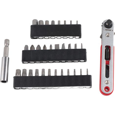 Clé à cliquet douille CRV grand couple tournevis avec 30 embouts kit outil à main (1/5)