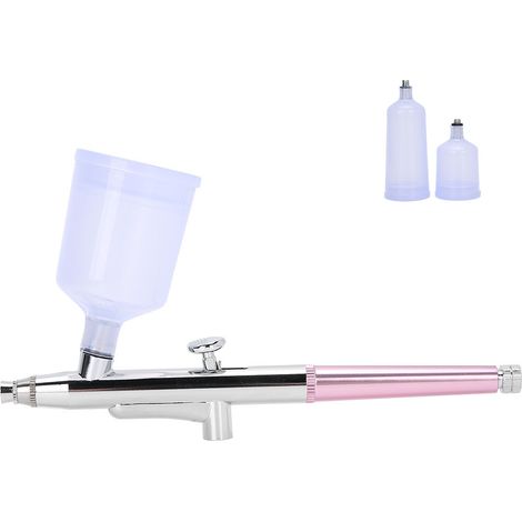 Pistolet aérographe buse de pulvérisation accessoire avec flacons 20ml/40ml pour compresseur aérographe (1/5)