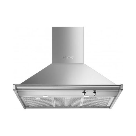 Cappa decorativa Smeg kd90hxe aspirazione 815 m³/h (1/5)
