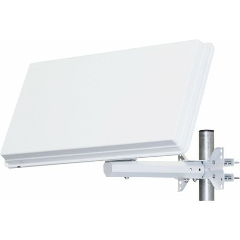 Antenne parabolique plate SELFSAT H30D – LNB intégré double polarisation – Réception 34.0 dBi à 12.7 GHz – Installation intérieure/extérieure – M-E (1/2)