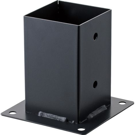 supporto per ancoraggio a terra antracite antracite, 71x71 mm - suki