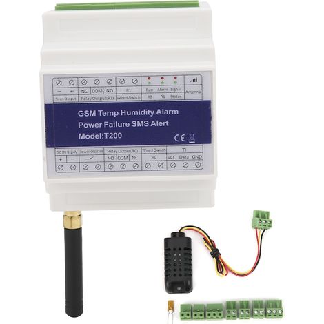 Kit GSM de surveillance température/humidité/coupure électrique, alerte SMS, pour serre maraîchère, capteur environnemental (1/5)