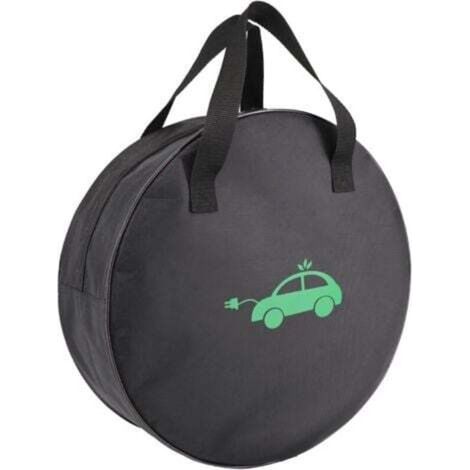 Ladekabeltasche für Elektrofahrzeuge, Tragetasche für Ladekabel von Elektroautos (600D Polyester) für Typ-2- und Typ-1-Kabel, Organizer für alle Kabel und Verlängerungen
