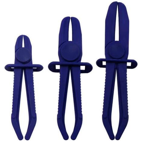 3 pièces Colliers de serrages 155, 185, 250mm, mini-colliers de serrage, Pince tuyau, Coffret de pinces (1/4)