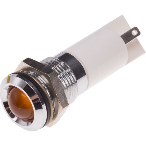 Voyant Orange RS PRO, dia. 14.5mm, 110V c.a., IP40 ( Prix pour 1 )