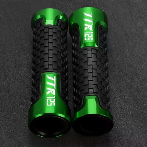 Protections de poignées de guidon pour moto Yamaha TTR125 LW/E (1993-2008). Couleur : Vert. (1/4)