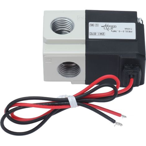 Électrovanne pneumatique G1/4 2/3 voies pour contrôle de suralession, vide et air, 2 positions (1/5)