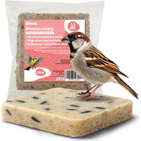 51FEED GRASSI IN BLOCCO 300G - CUBO