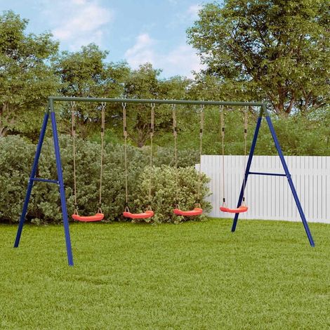 Aire de jeux extérieure : Aire de jeux d'extérieur bois massif de douglas jeu extérieur enfant, aire de jeu jardin, balançoire enfant , pour jardin, usage domestique , enfant 3-8 ans (1/5)